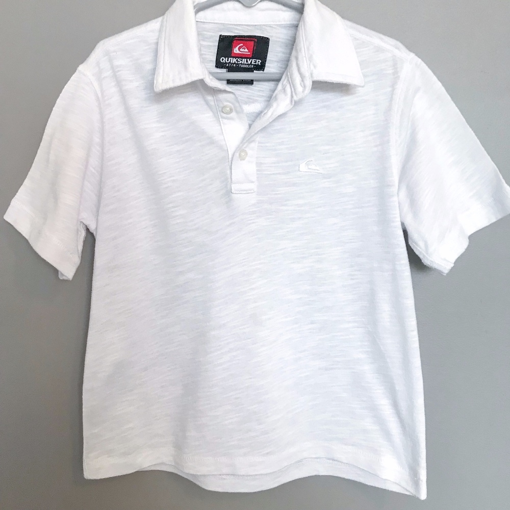 Quiksilver | 4T Boy's White Polo